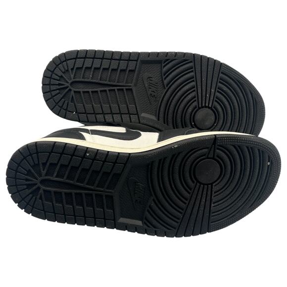 Nike Womens Air Jordan 1 Low SE Vintage Panda Sneakers Shoes Black White Size 7 - Picture 6 of 8